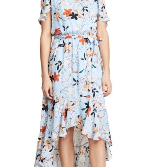 Parker Demi High-Low Silk Dress - Picture 10 of 10